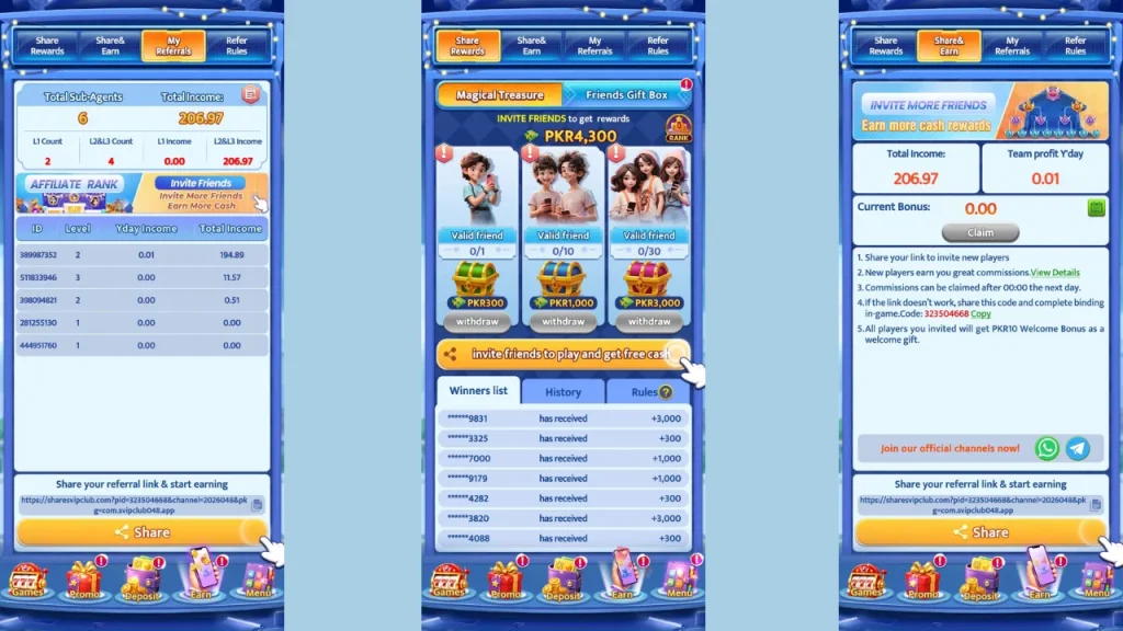 Club Svip Referral